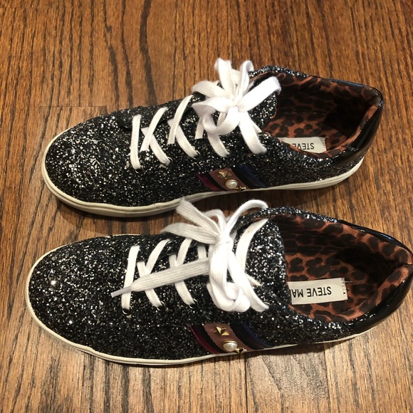 steve madden glitter sneakers